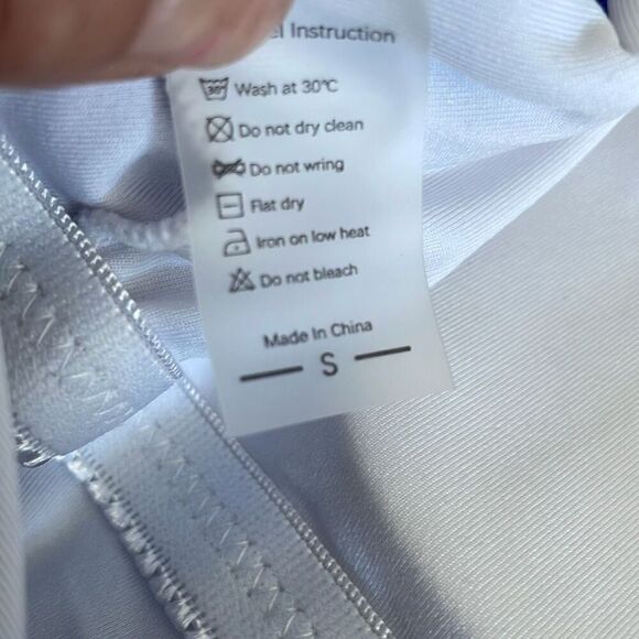 NWOT Speerise Royal Blue One Piece Backless Tummy Control 1 Piece Swimsuit - Siz - Picture 8 of 8